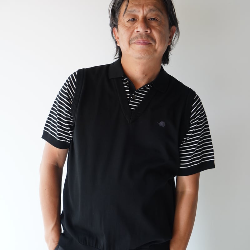 CLUBHAUS Fake layered Vest + Polo '25 - Black/B