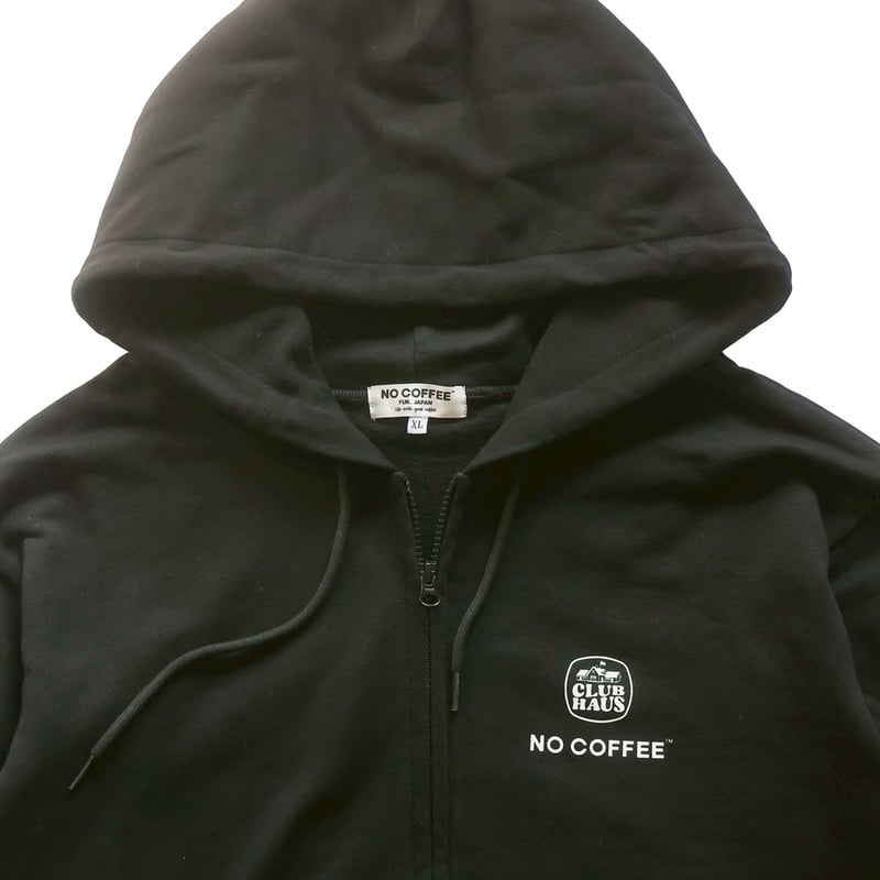 NO GOLF ZIP HOODIE - Black | CLUBHAUS | クラブハウス