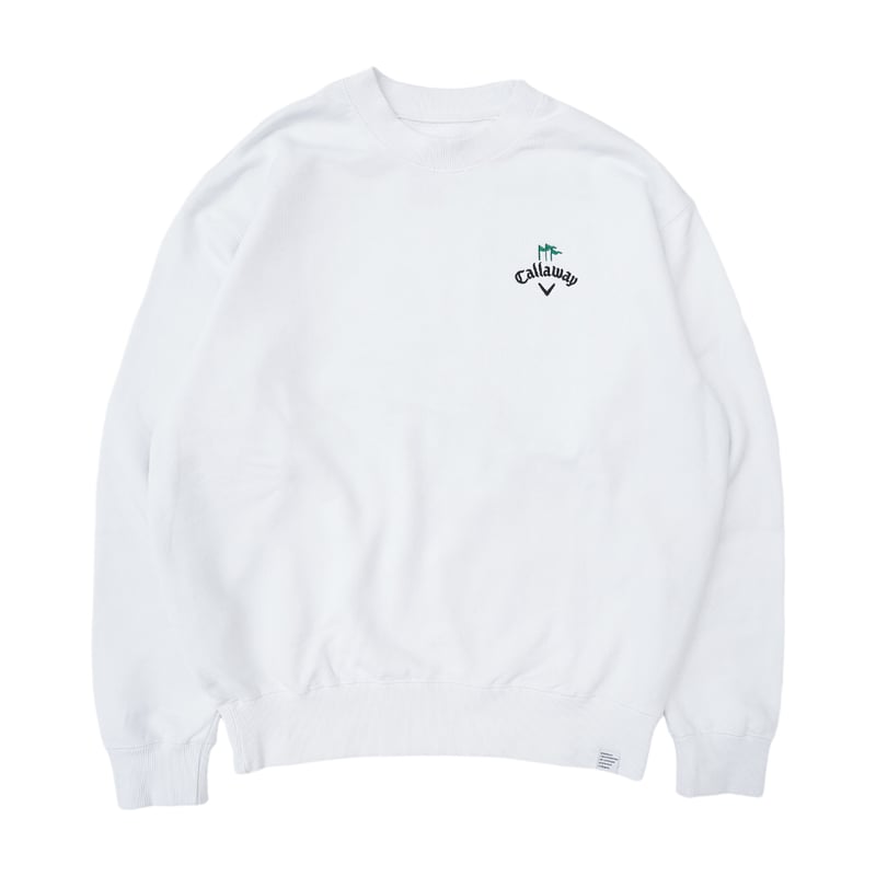 Callaway + CLUBHAUS Crewneck Sweat - White | CL