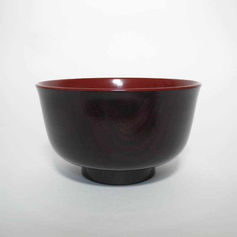 小田原漆器 4寸羽反椀溜漆 (大川木工所) | EI-Trade