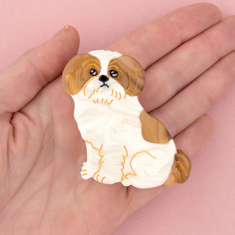 Coucou Suzette】Shih tzu（シーズー）ヘアクリップ | goldandb