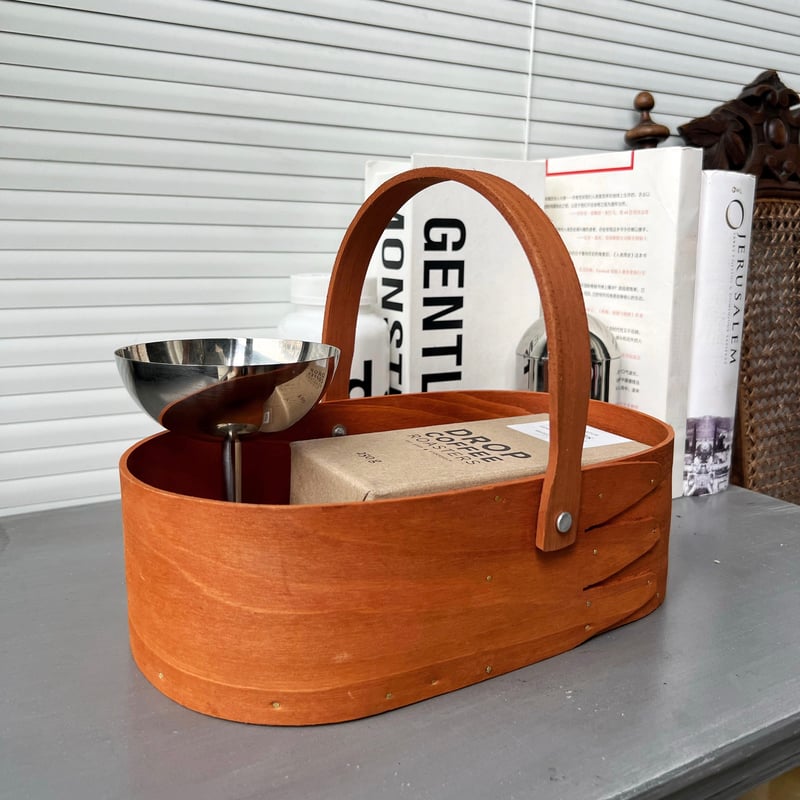 持ち手付き ウッド シェーカーボックス 収納 カゴ | 70PARK