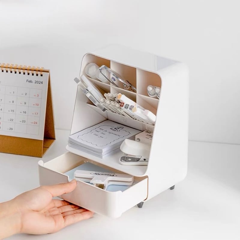 脚付き コンパクト コスメ収納 ボックス ブラシスタンド | 70PARK