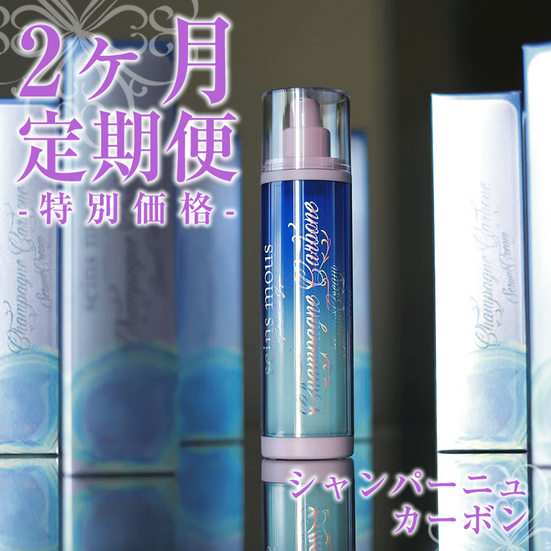 2ヶ月 定期便 15%オフ】洗い流さない炭酸ガスパック「シャンパーニュ