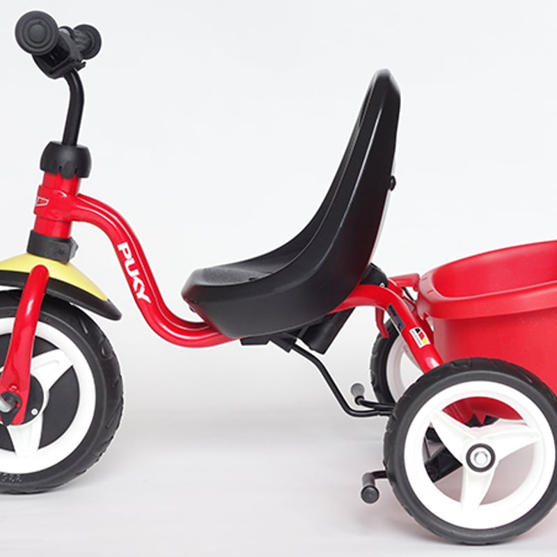 2才-〉PUKY プッキー社 押し棒付き三輪車 CAT1 赤 | TOYS&GIFT MOMO
