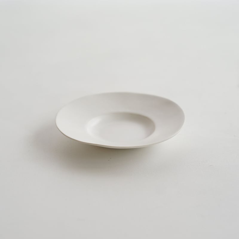安藤雅信】オランダ皿 S（白マット釉） | ギャルリ百草 online store