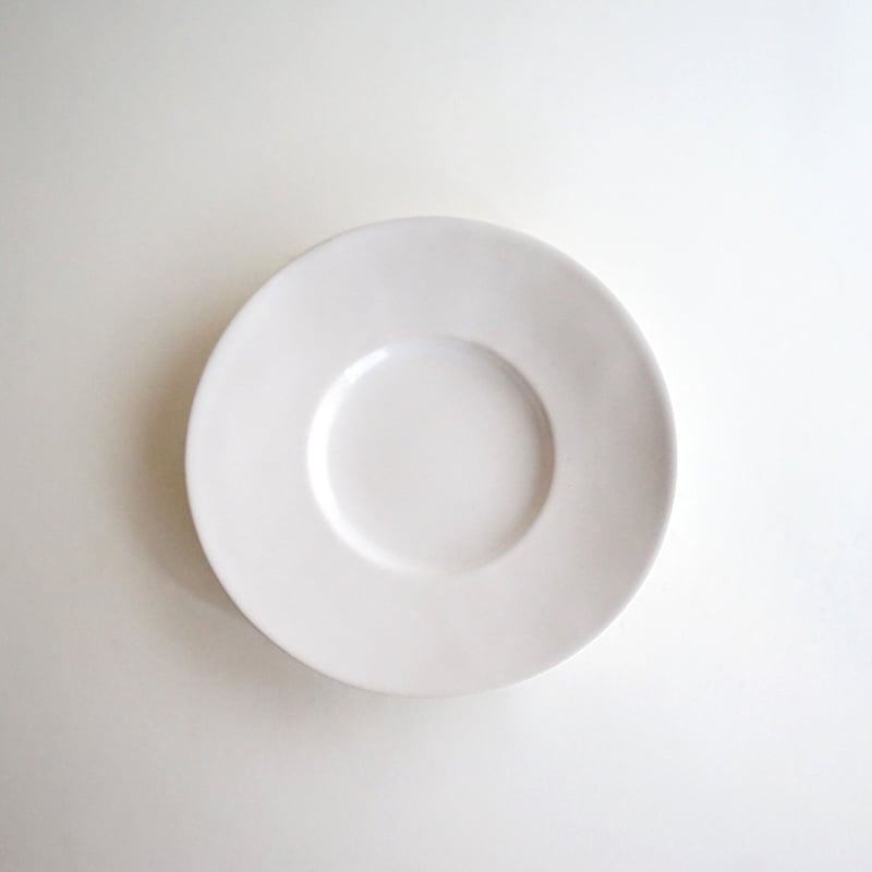 安藤雅信】オランダ皿 M （乳白艶釉） | ギャルリ百草 online store