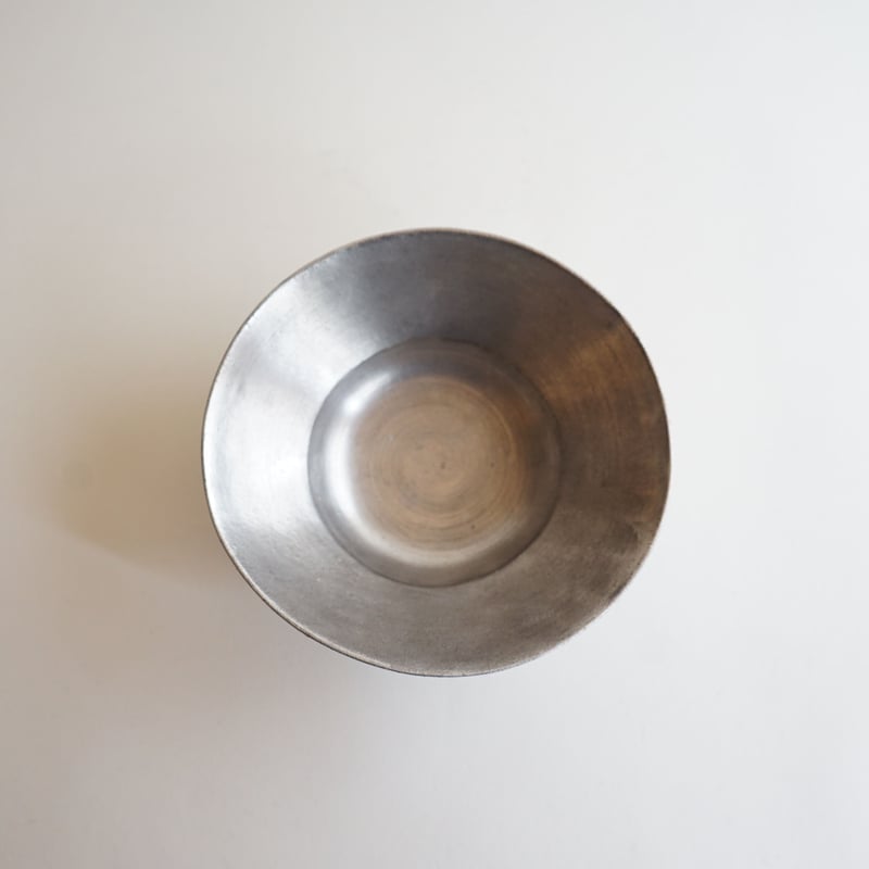 安藤雅信】銀彩ピューターイタリアボウル M（銀彩） | ギャルリ百草