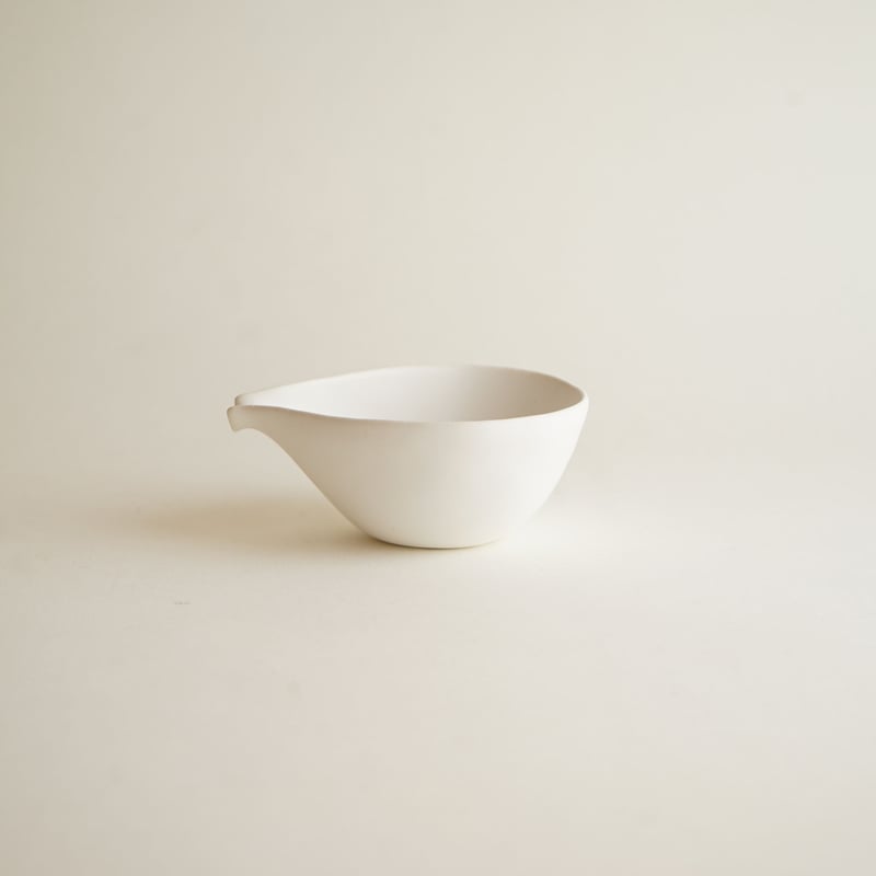 安藤雅信】片口鉢 MS（白マット釉） | ギャルリ百草 online store