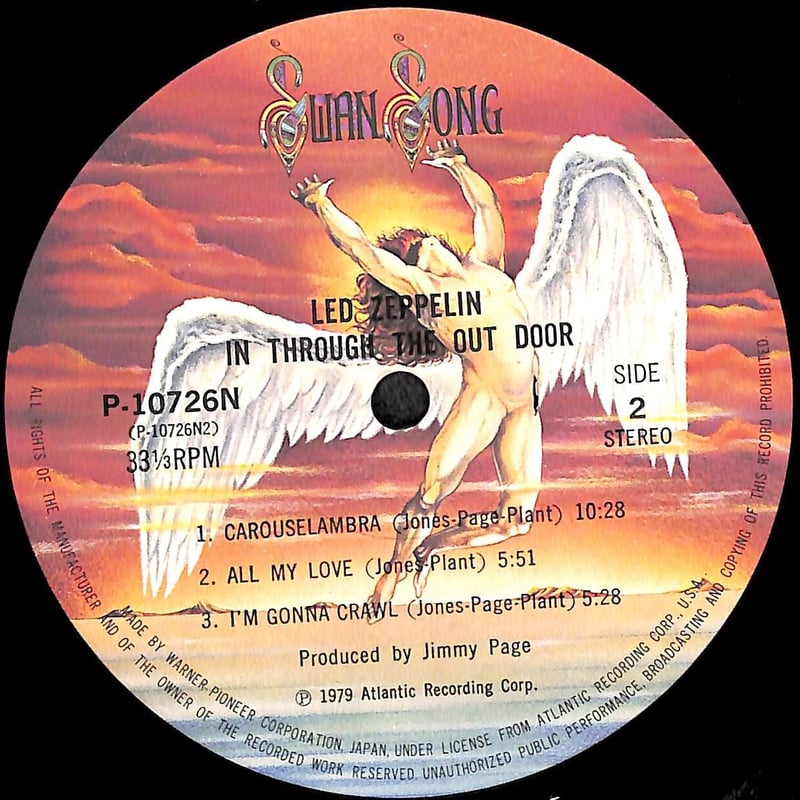 レッド・ツェッペリン / In Through The Out Door [※国内盤,品番:P