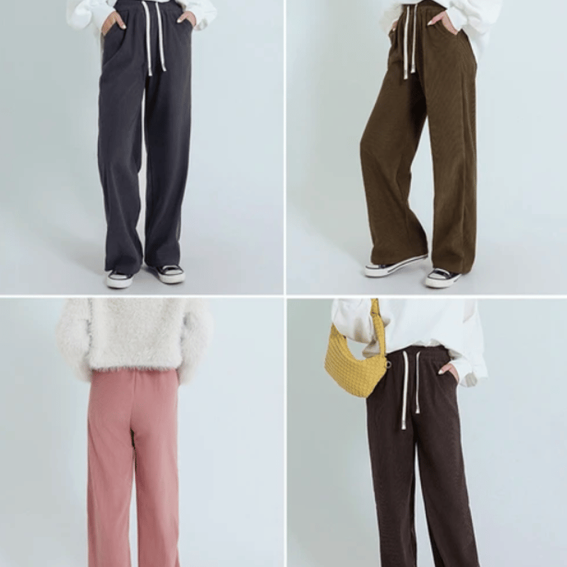 裏起毛ハイウエストコーデュロイパンツ | Minayo Select