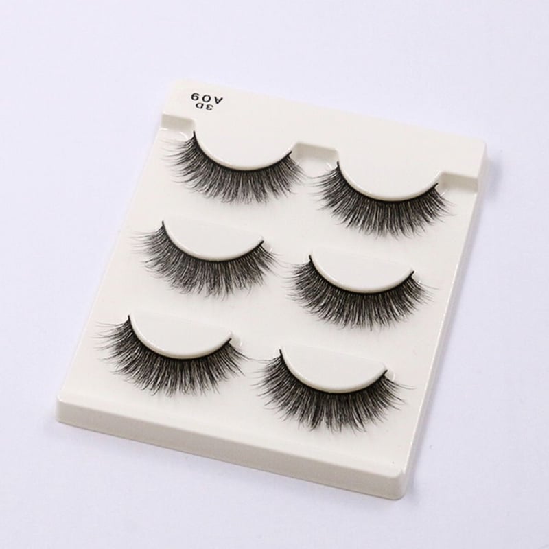 3Dミンクアイラッシュ 3ペア【A09】 | happymania DAIKANYAMA