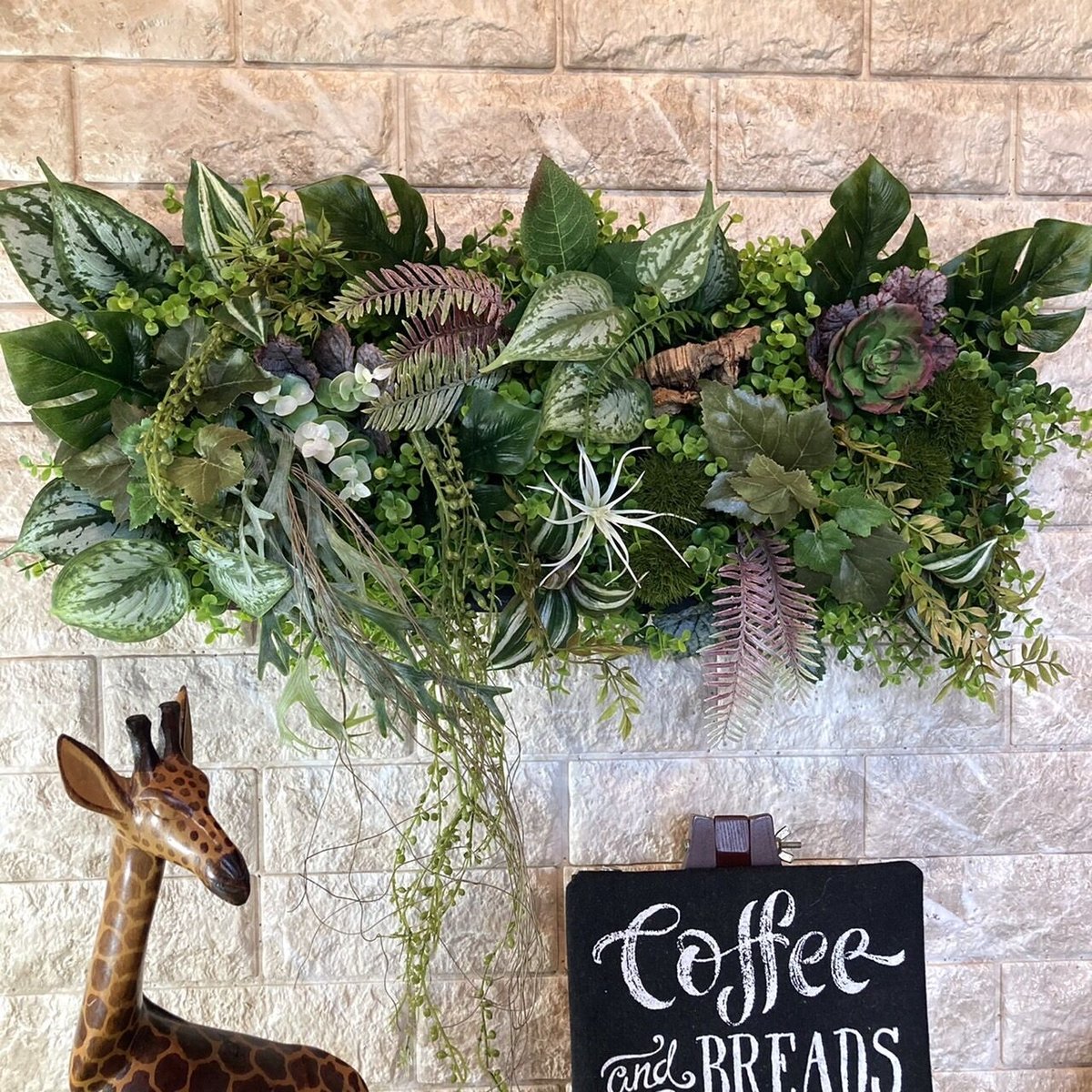 光触媒 人工観葉植物 ウォールグリーン フェイク フラワー562233