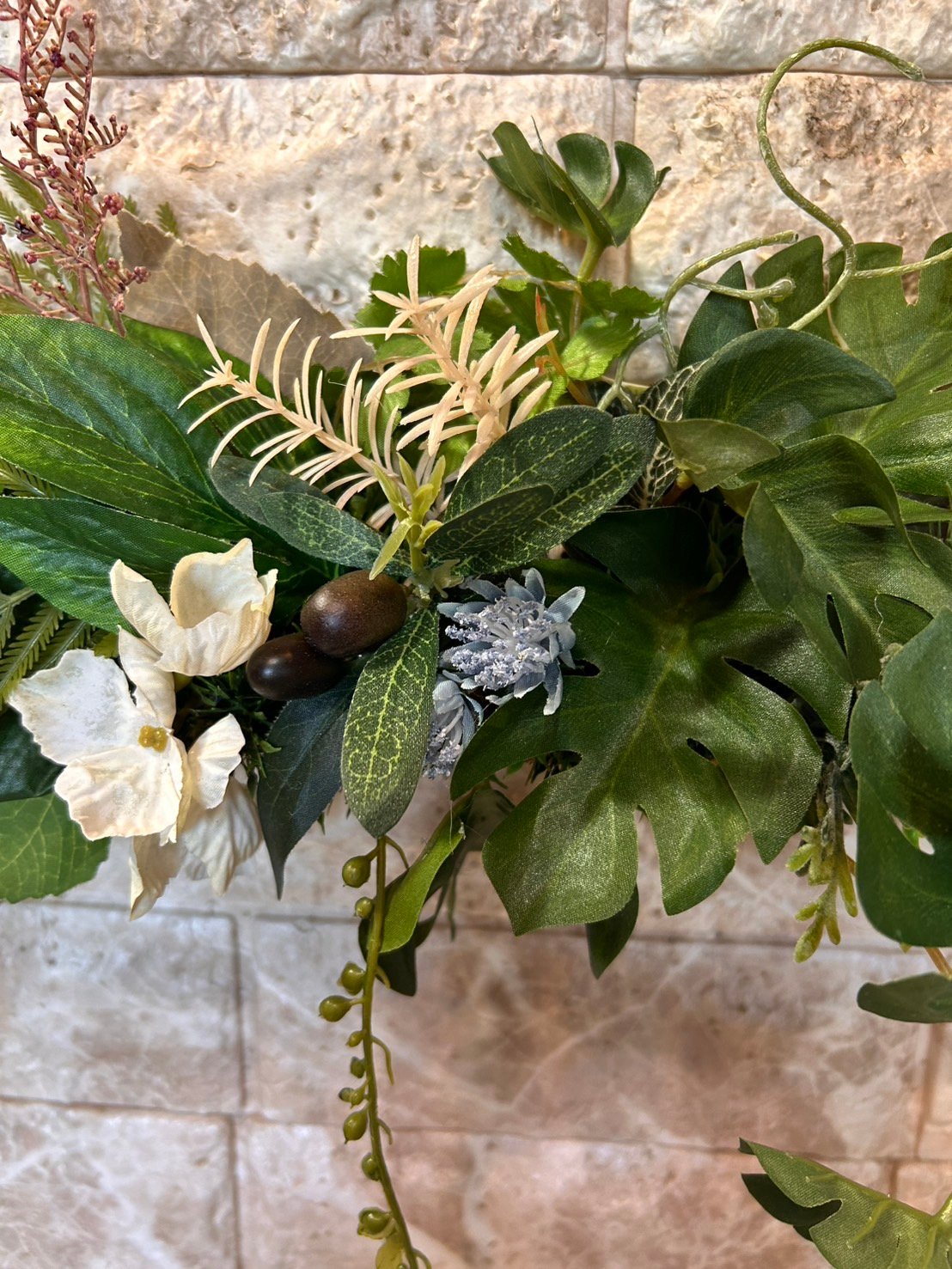 光触媒 人工観葉植物 ウォールグリーン フェイクグリーン 壁掛け30477