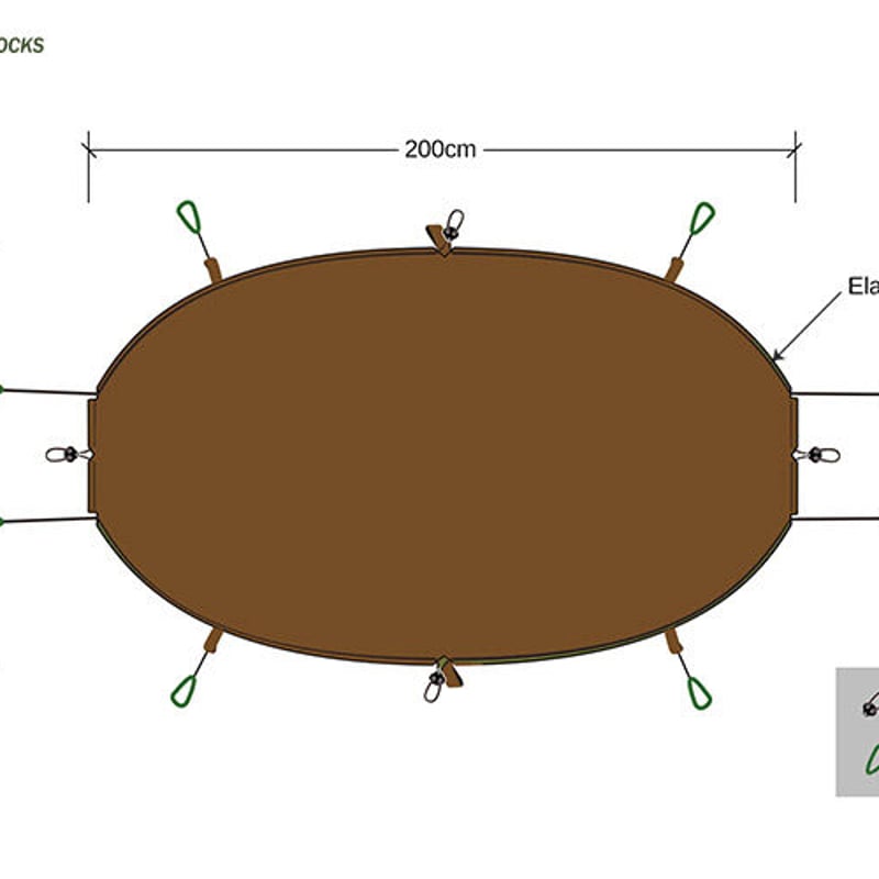 DDHammocks DD アンダーブランケット コヨーテブラウン DDハンモックス