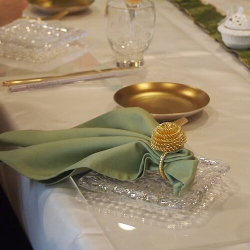 テーブルナプキン2枚セット パームグリーン | MY Dear LIFE