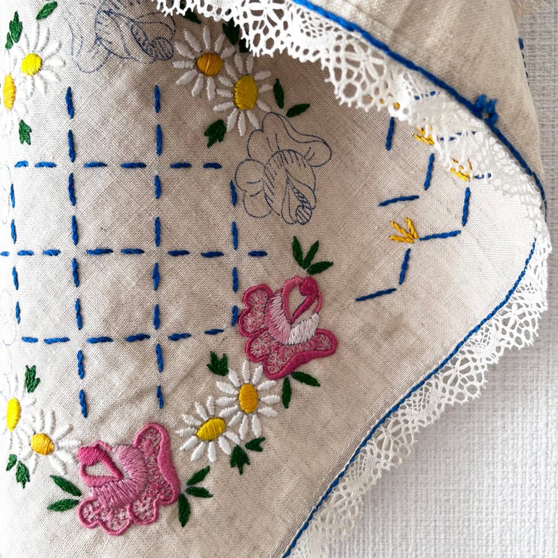テーブルクロス/刺繍 | mememeBROCANTE