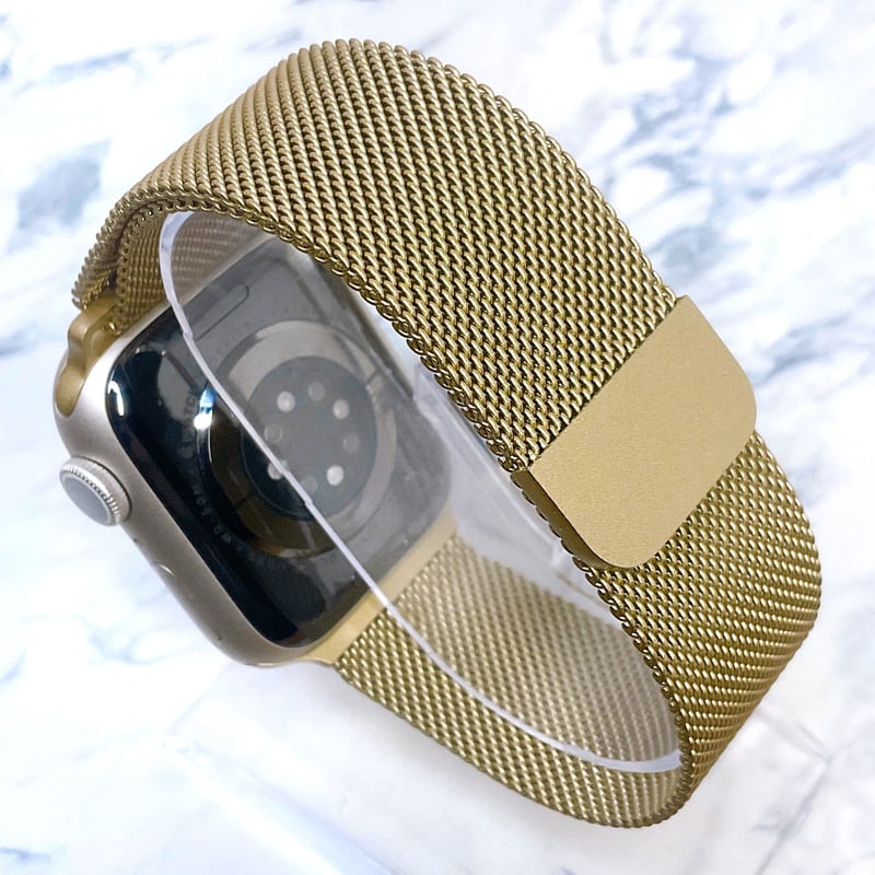 AppleWatch ミラネーゼループバンド ゴールド | atelier A