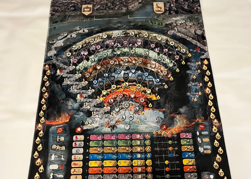 アップグレードセット]インフェルノ用プレイマット+メタルコイン+守護