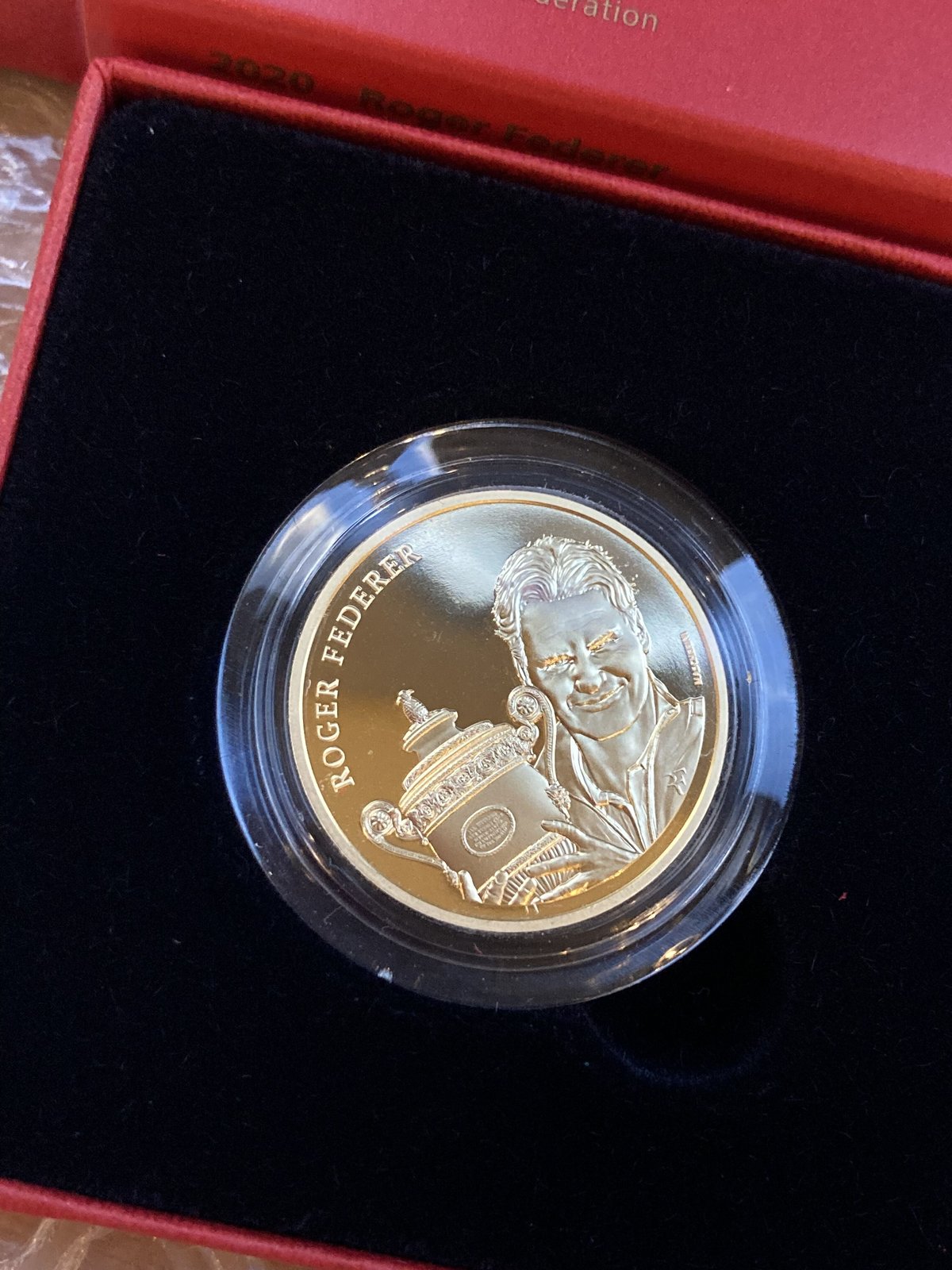 金貨・プルーフコイン版】ロジャーフェデラー ゴールドコイン スイス
