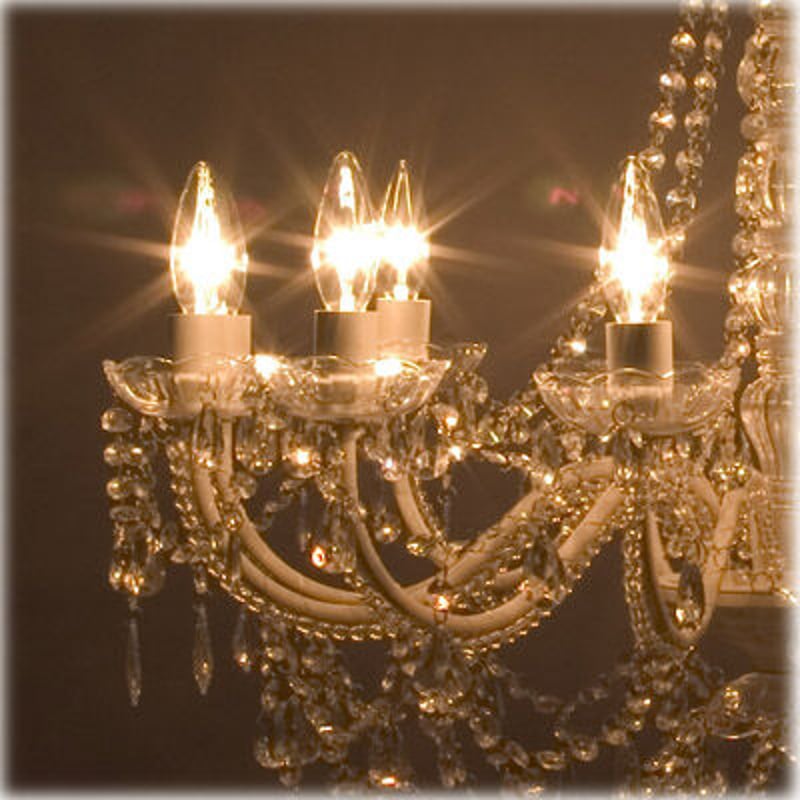 LED電球対応】12灯 ☆シャンデリア 〈Opera〉 クリーム ☆ 天井照明