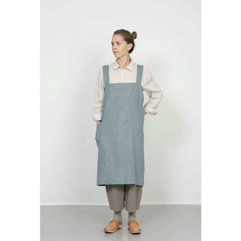 fog linen work/フォグリネンワーク リネン スクエアクロスエプロン