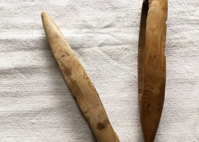 Soviet Vintage shuttle ソビエトの機織り道具 古いシャトル | дача