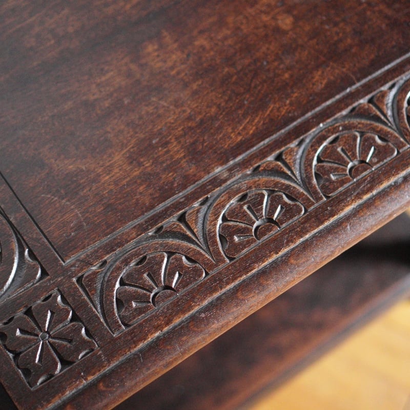 古いサイドテーブル 木製 テーブル 机 イギリス家具 古道具 古家具