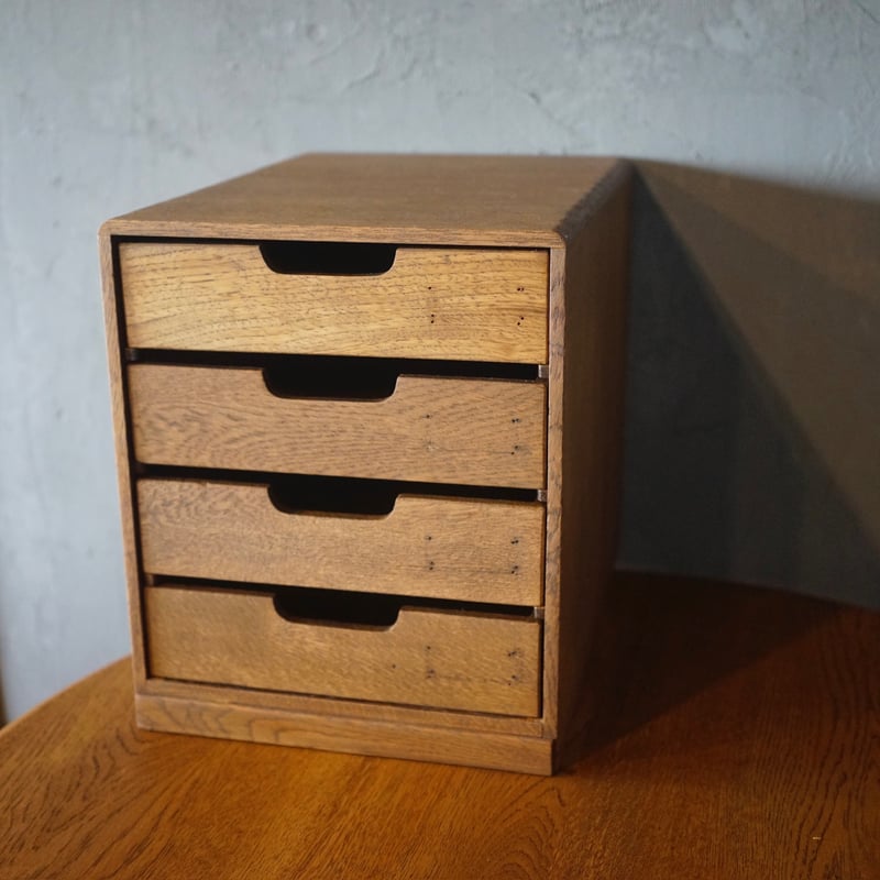 4杯小引き出し 小抽斗 木製 収納 家具 古道具 古家具 アンティーク