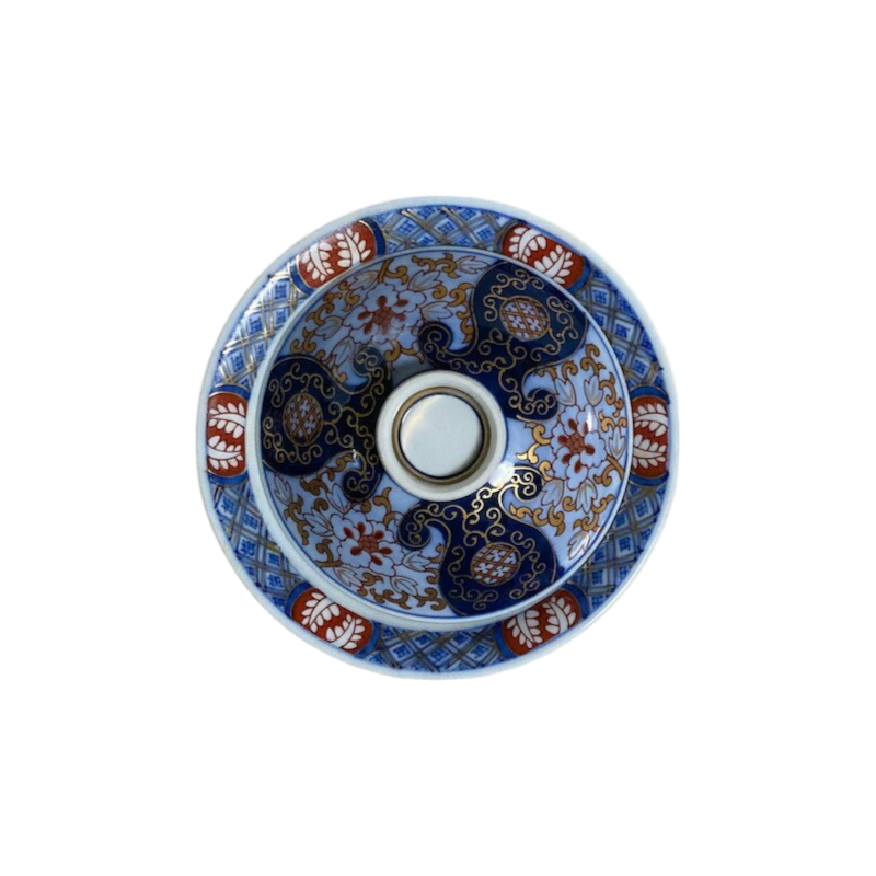 蓋付き壺 伊万里焼 有田焼 珍品 アンティーク 美術品 手描き 昭和