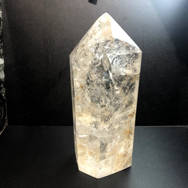 天然水晶（ブラジル産）巨大ポイント290mm・3.5kg | へし屋オンライン