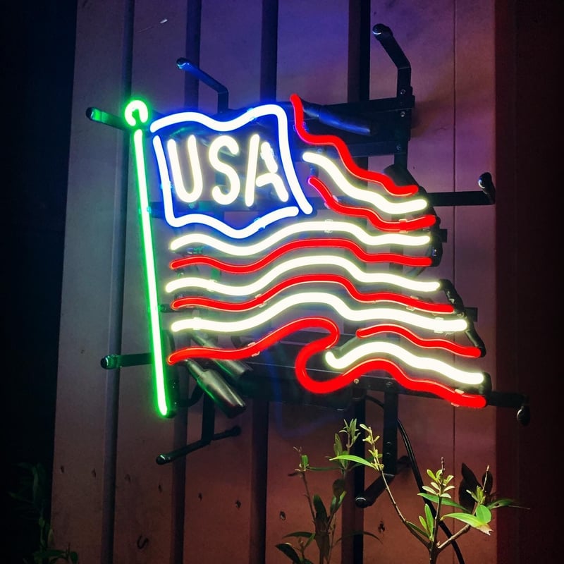ラスト1点 展示品 USA FLAG ネオンライト アメリカ国旗 星条旗 | Collec