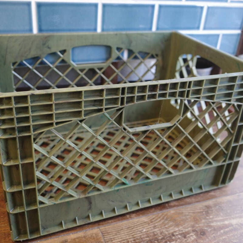 AS MILK CRATE ミルククレート Lサイズ CAMO ボックス 箱 棚 アメリカ