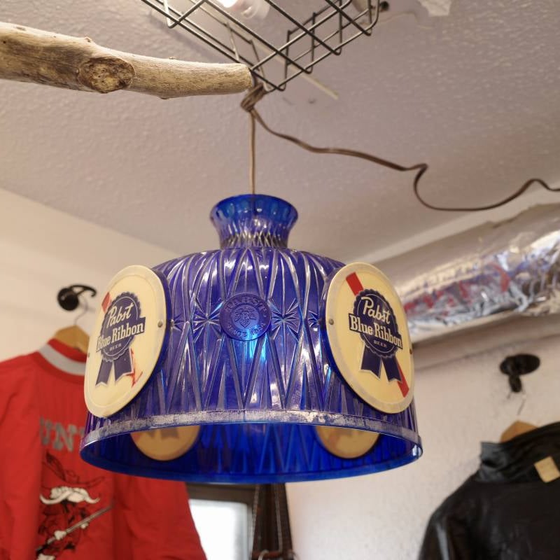 ビンテージ Pabst Blue Ribbon パブストブルーリボン シェードランプ