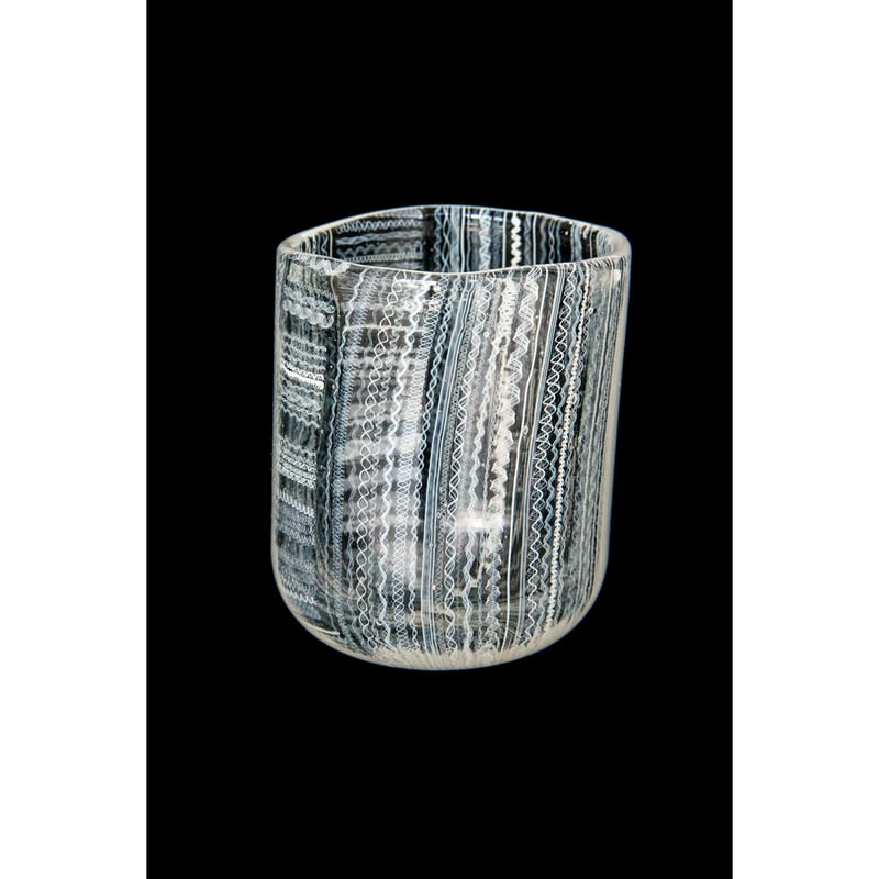 鈴木美智 「吹きガラス レース 白」 | 恵埜画廊STORE