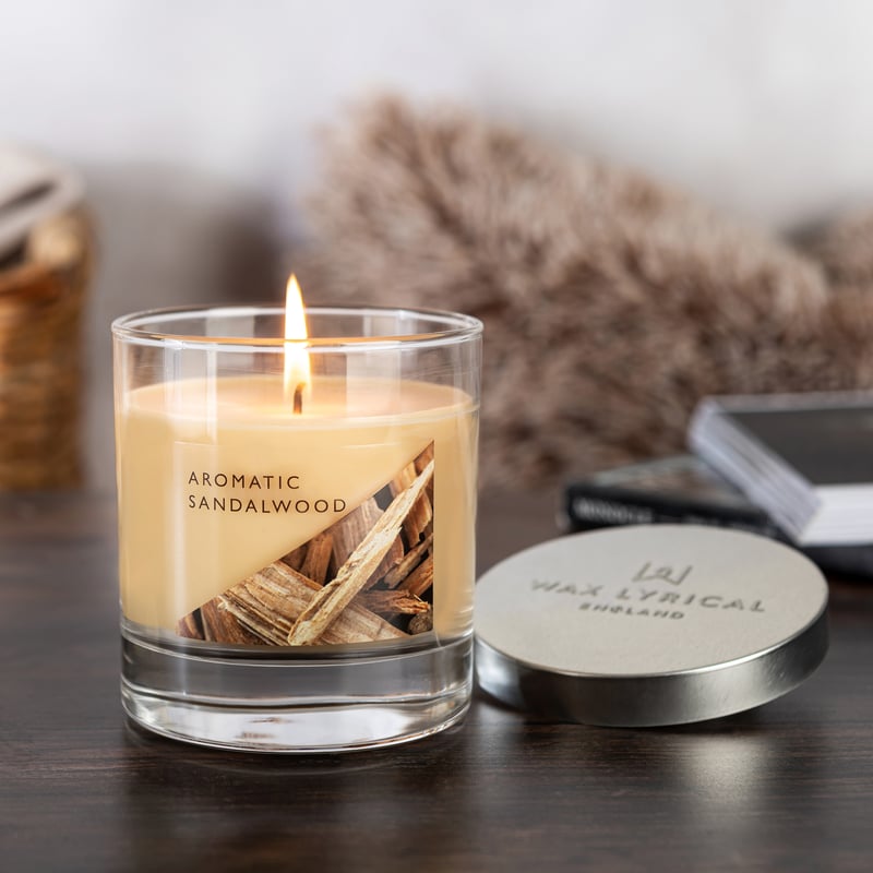 MADE IN ENGLAND】WLME3218 グラス入りキャンドルS/アロマティックサン