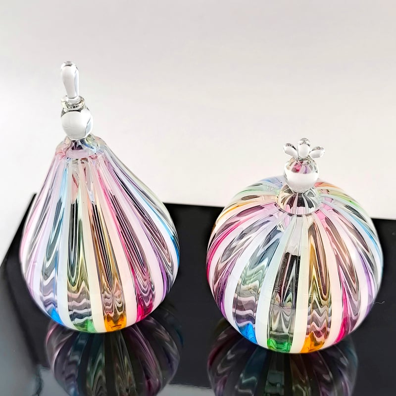 虹のお雛様・ストレートS | ガラス工房るん