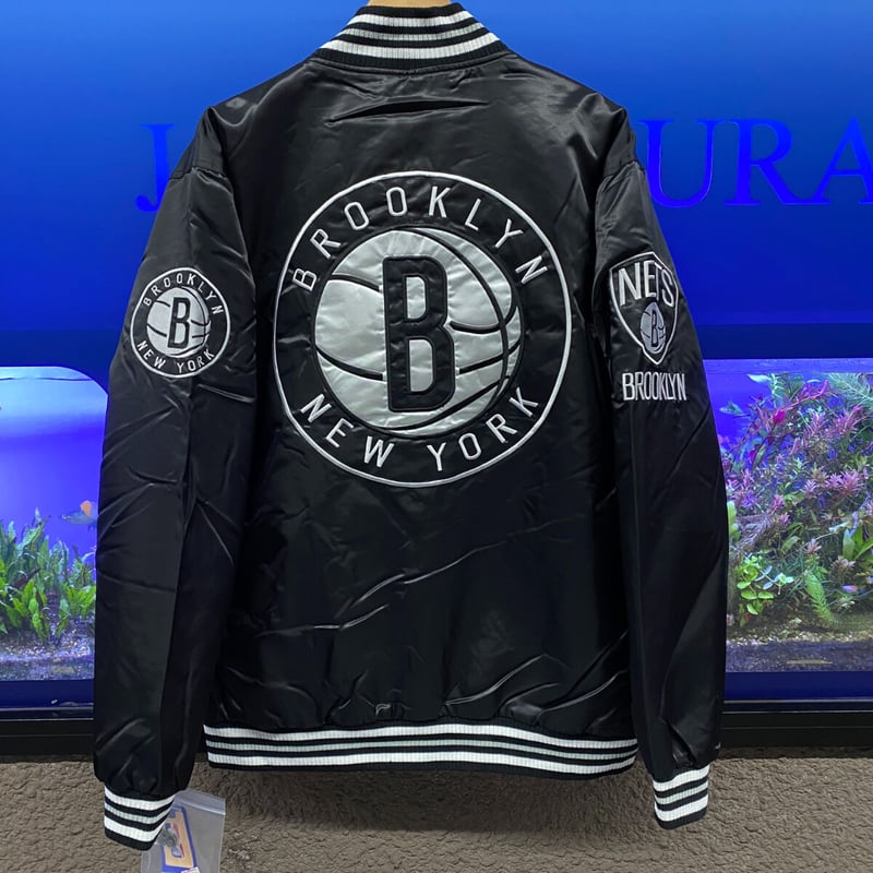 NETS ジャンバー NBA 韓国製 ◇NBA◇Satin Padded Team Jumper