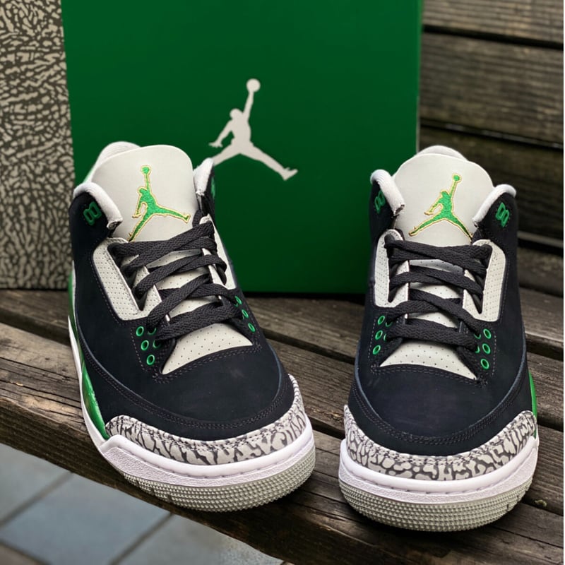 NIKE AIR JORDAN3 RETRO ナイキ エアジョーダン3 レトロ 黒/緑/グレー