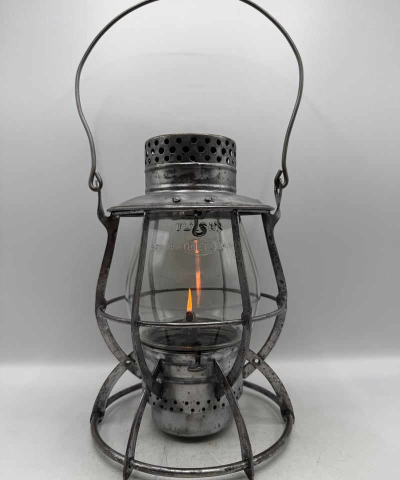 002レイルロードランタン DIETZ No.39 STEEL CLAD クリアグローブ N