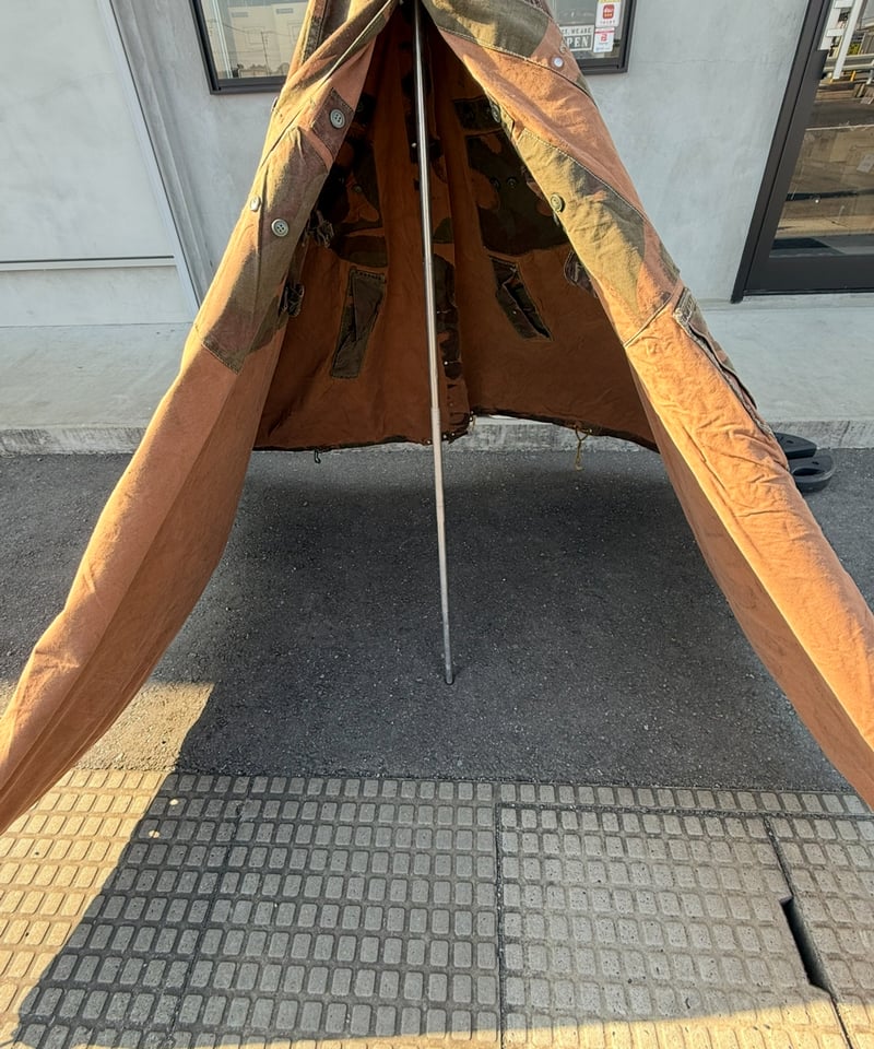 軍幕❗️ハンガリー軍用テント ハリケーン迷彩 2枚セット