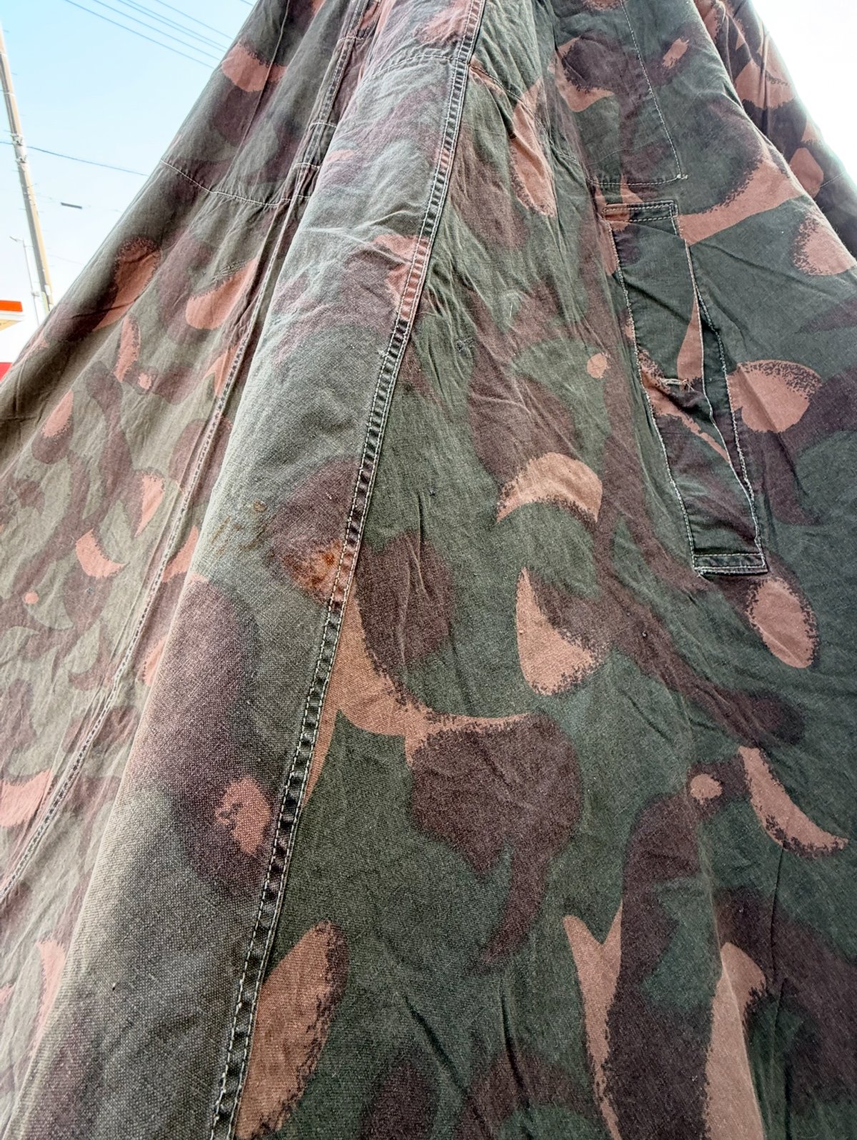 軍幕❗️ハンガリー軍用テント ハリケーン迷彩 2枚セット