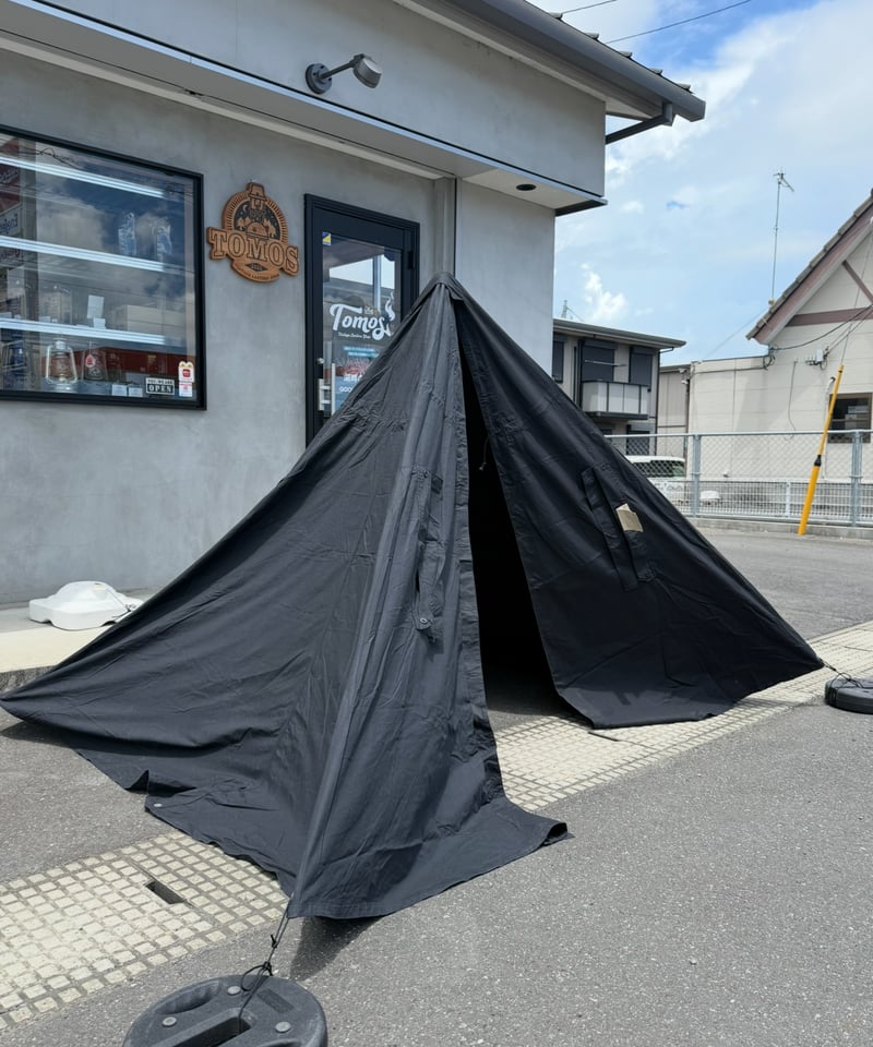 希少❗️軍幕‼️ポーランド軍ポンチョテント 将校カラー ネイビー