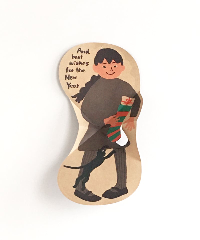 GRC-0010 サンタと女の子 | idograph CARDS