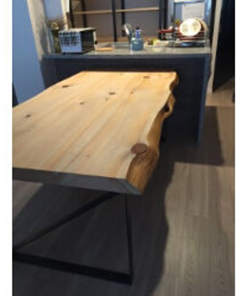 1st TABLE ヒノキ天板 FBアイアン脚 | BROOK online store