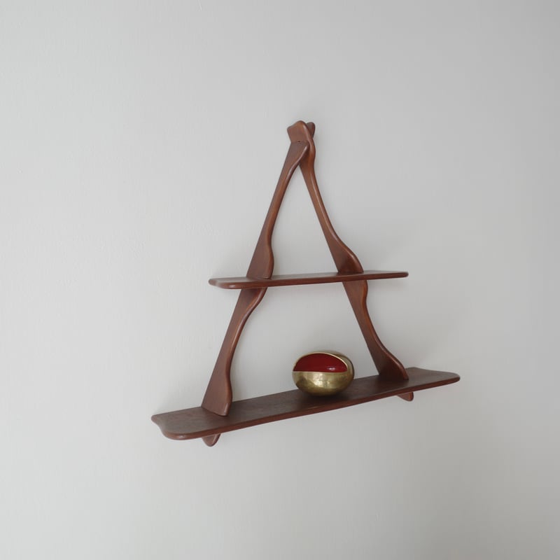 Peder Moos / ''Amager'' ウォールシェルフ（ teak ） | 𝐟𝐥𝐨𝐨𝐫