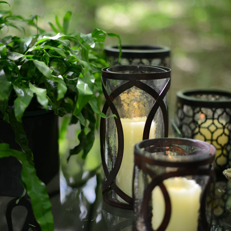 キャンドルホルダー ダブルケージ Candleholders Double Cage | At