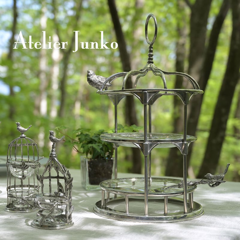 2段ケーキスタンド バードケージ Cake stand bird cage | Atelier