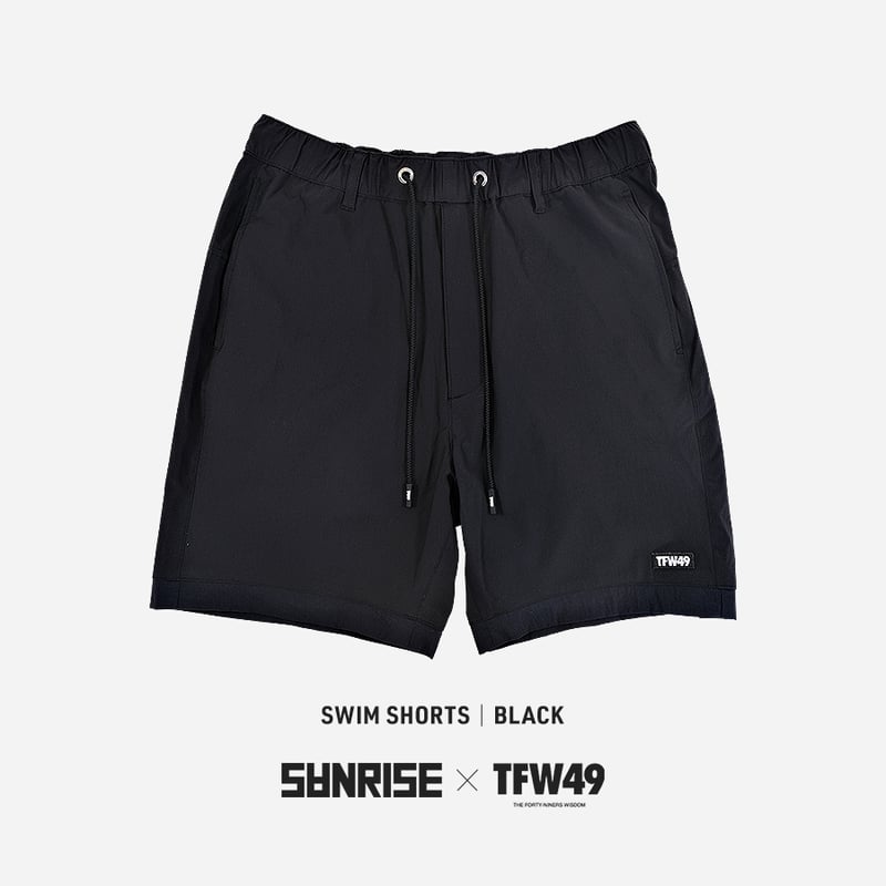 TFW49 NYLON SHORTS】BLACK | SANRISE Online Store