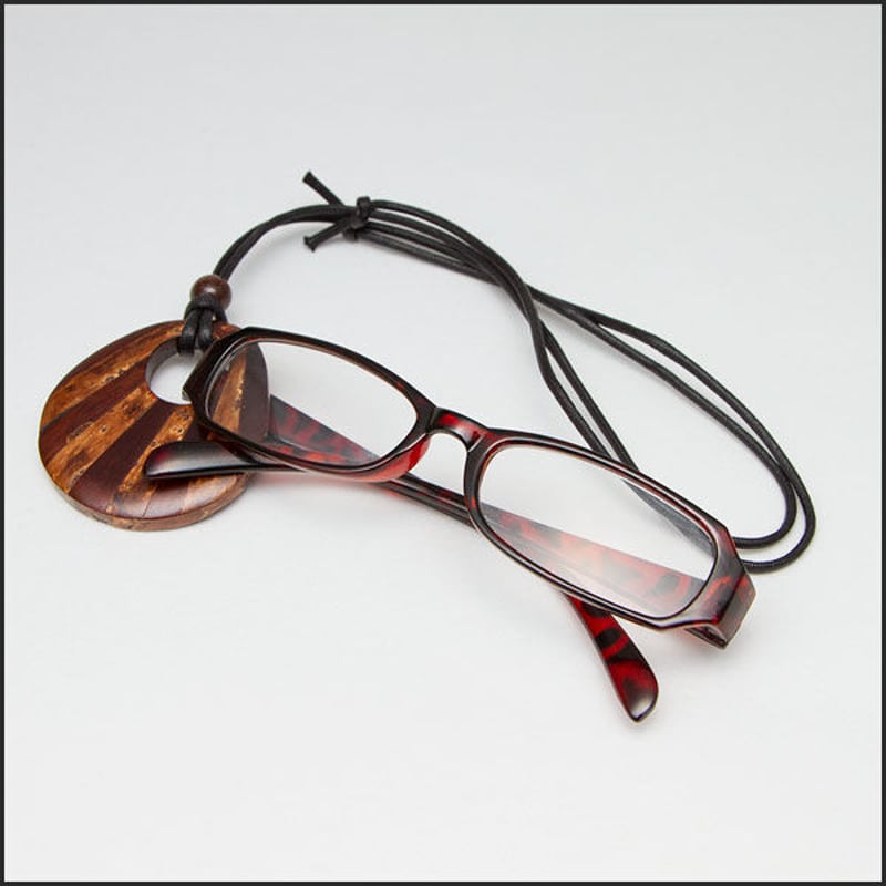 桜皮細工 メガネホルダー（ペンダント）（樺細工）当店オリジナル商品